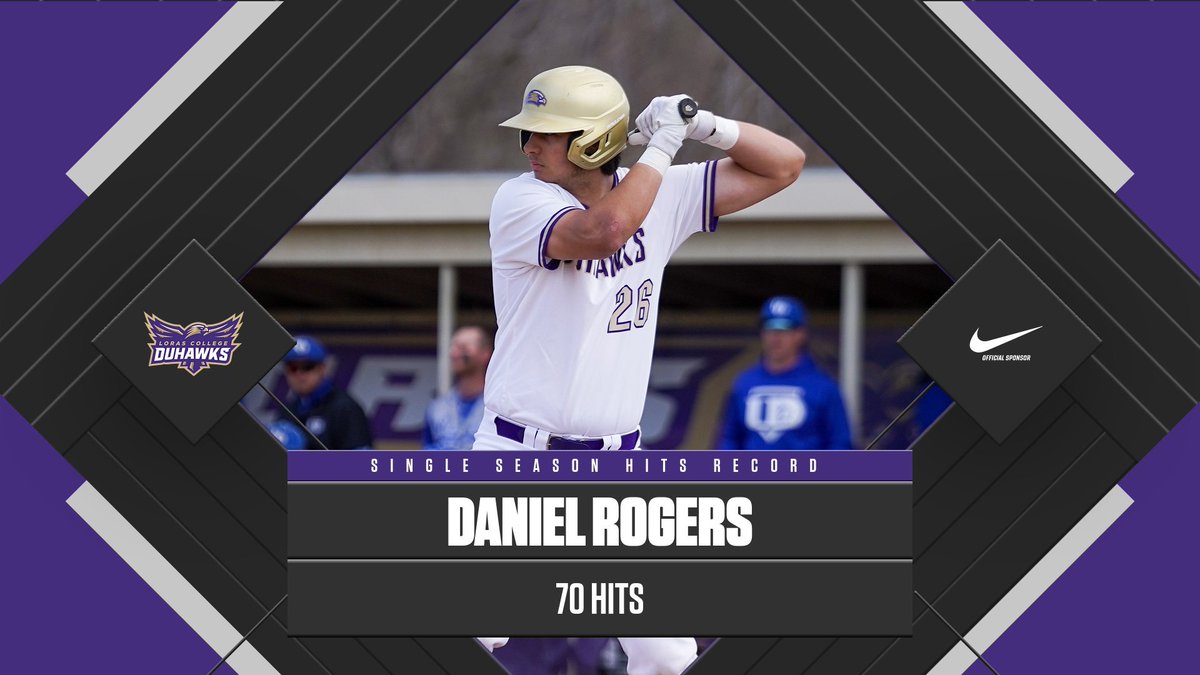 Add another one to his name! Daniel Rogers has broken the single season hits record! #GoDuhawks