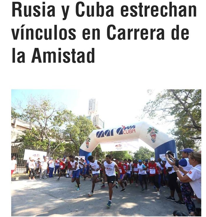 Maratón de la Victoria, para mantener vivo el recuerdo de aquellos héroes soviéticos que hicieron posible la derrota de la Alemania nazi. #CubaViveEnSuHistoria