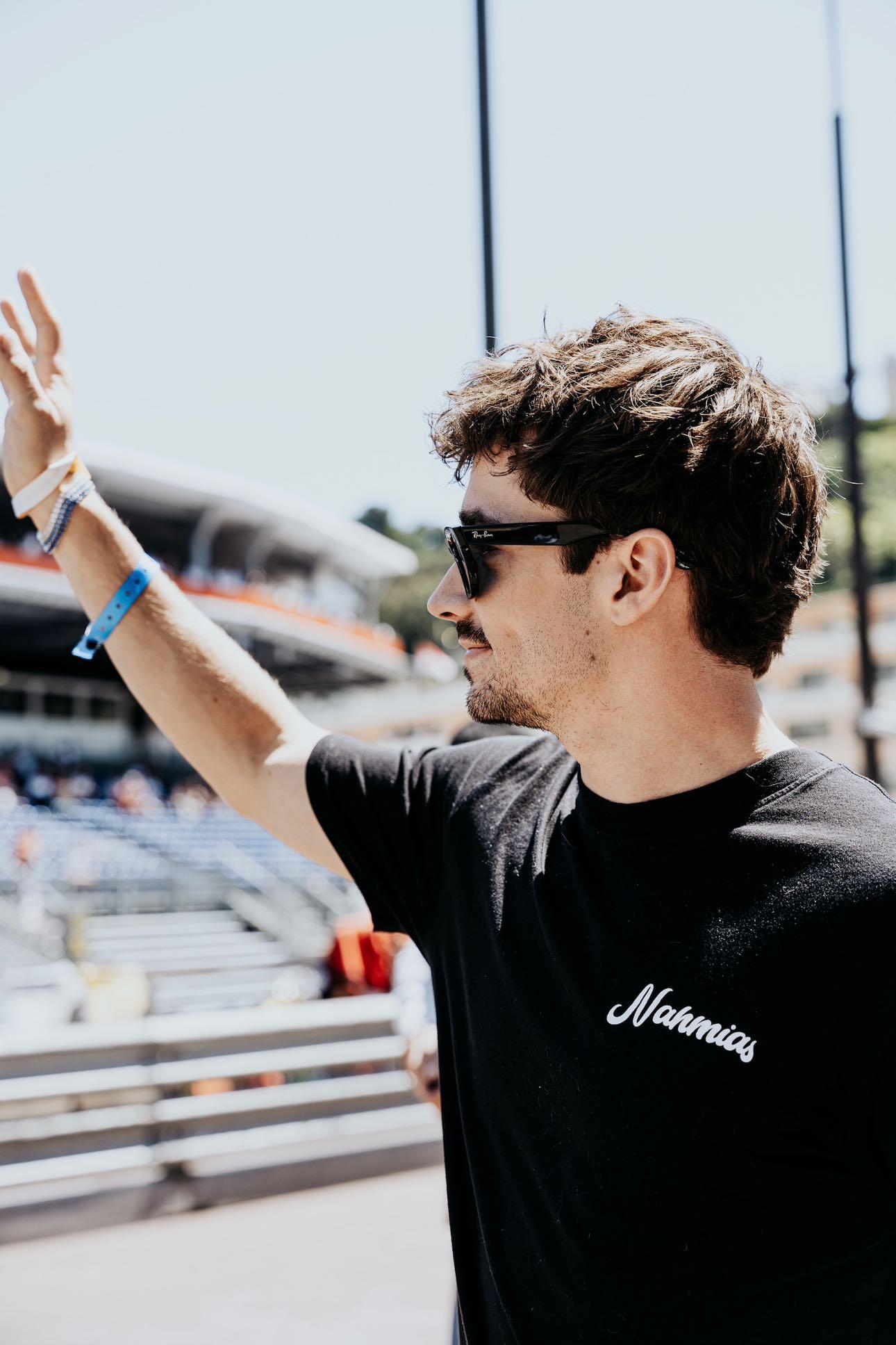 Charles Leclerc at the 2024 Monaco Historic Grand Prix