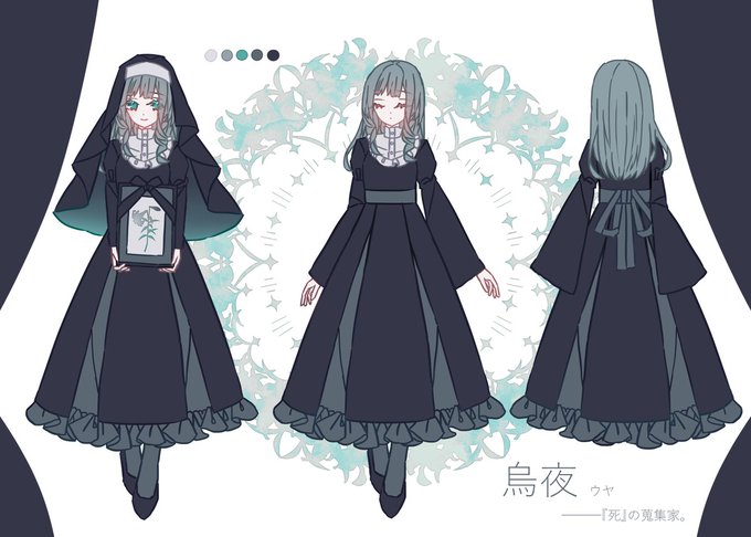 「closed mouth nun」 illustration images(Latest)