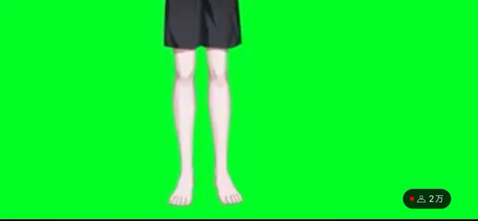 なんかわからんけど足だけ撮った