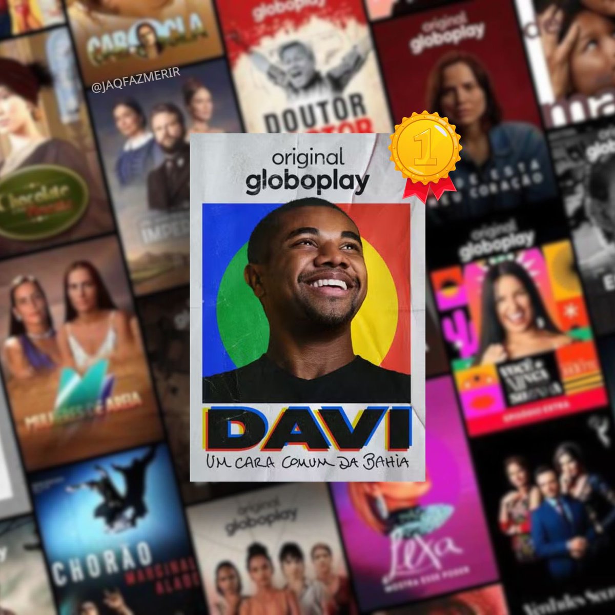 Você já assistiu ao documentário do Davi? Um cara comum da Bahia está em primeiro lugar na Globoplay! Se já assistiram, assista novamente! #TeamDavi #DaviBrito