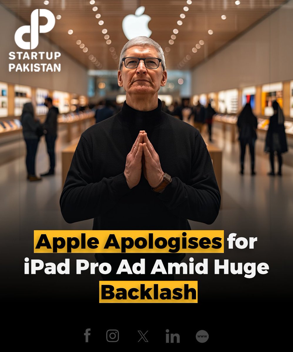 Apple issued an apology for its controversial iPad Pro ad after facing backlash in Hollywood. Image is only for reference. #Apple #Ipad #Ad #apologises