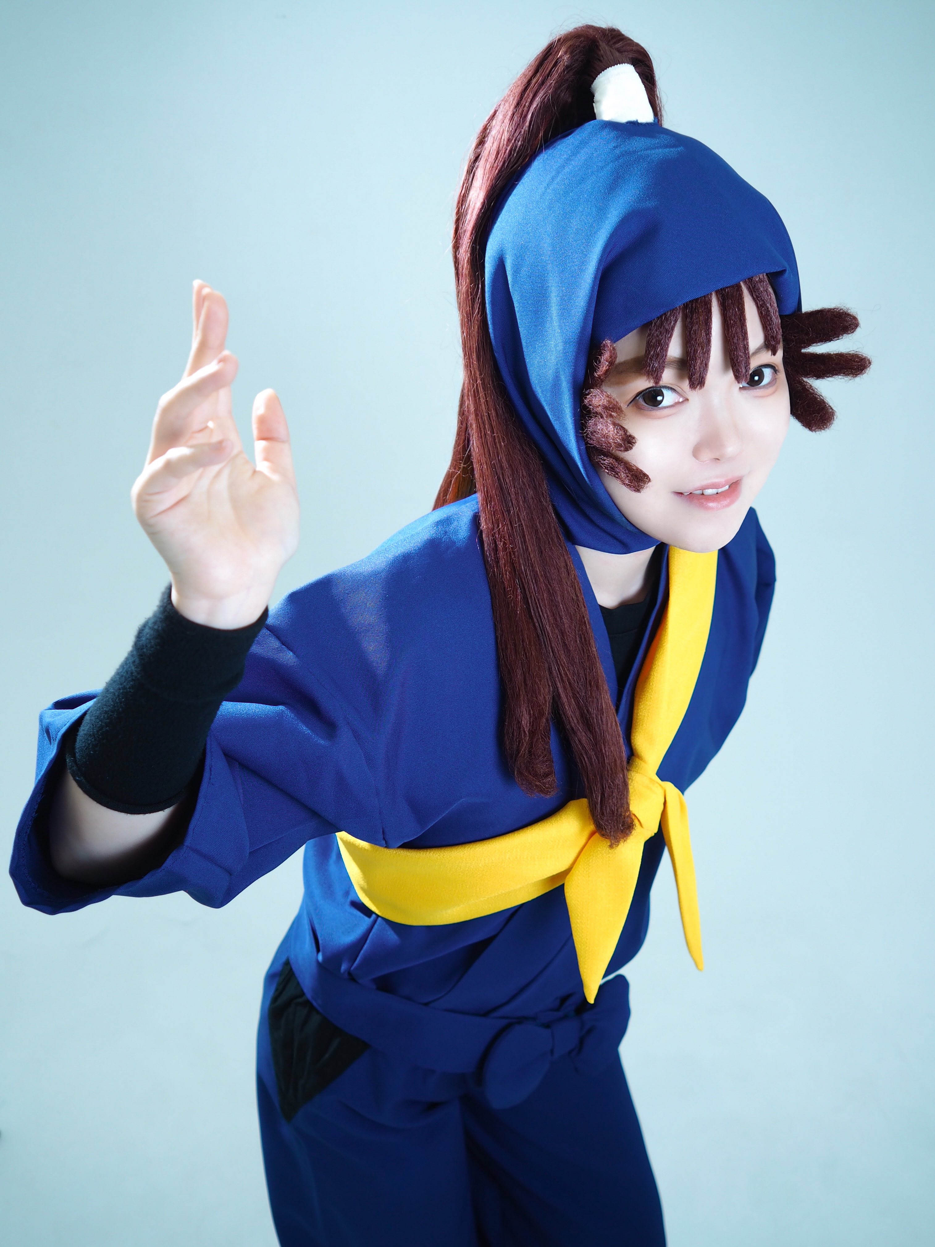 尾浜勘右衛門ウィッグ 即納 実物撮影 忍たま乱太郎 尾浜勘右衛門