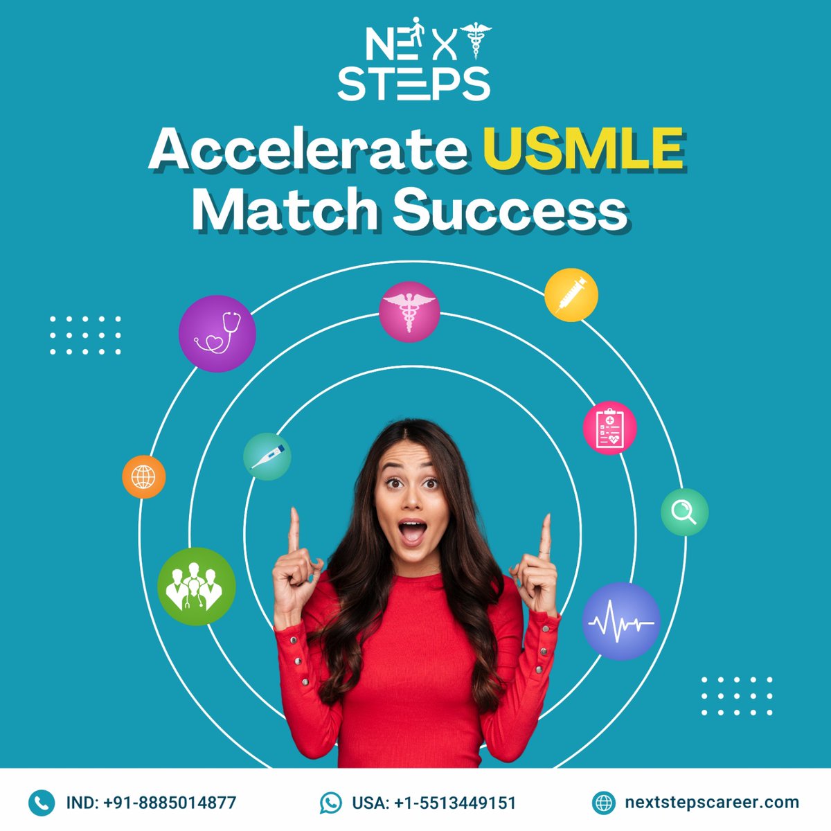 Ready to fast-track your USMLE success? Accelerate your journey with these expert tips and strategies! 🚀
Enroll Now: nextstepscareer.com/enroll-

#usmle #step1 #step2CK #clinicalrotations #Residency #residencymatch #usmlematch #usmlepreparation #nextsteps #nextstepsusmle