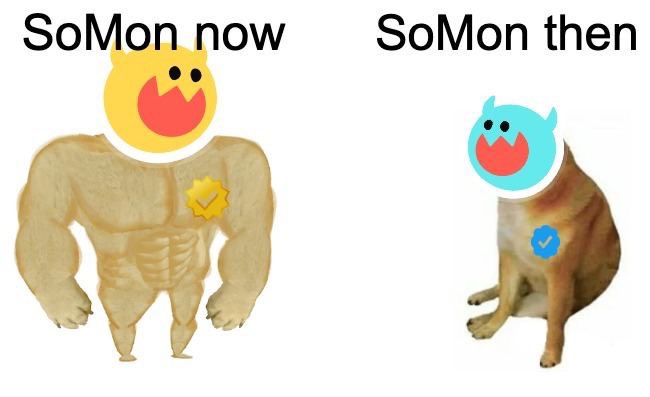 SoMon has now become... GoOwOlden Mon!!!🎖️🎖️🎖️ #OwO