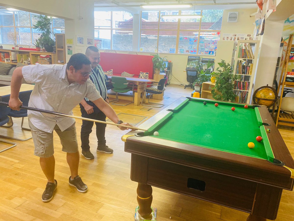 🎉 Silvia, our amazing Social Prescriber, is transforming lives, particularly for Parkinson's patients. Introducing snooker has led to a patient winning a game, boosting wellbeing. Personalised care at its finest! 🏆🎱 #SocialPrescriber #Parkinsons #Wellbeing #PersonalisedCare