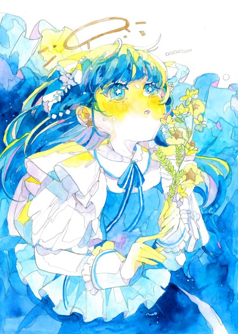 「puffy sleeves watercolor (medium)」 illustration images(Latest)