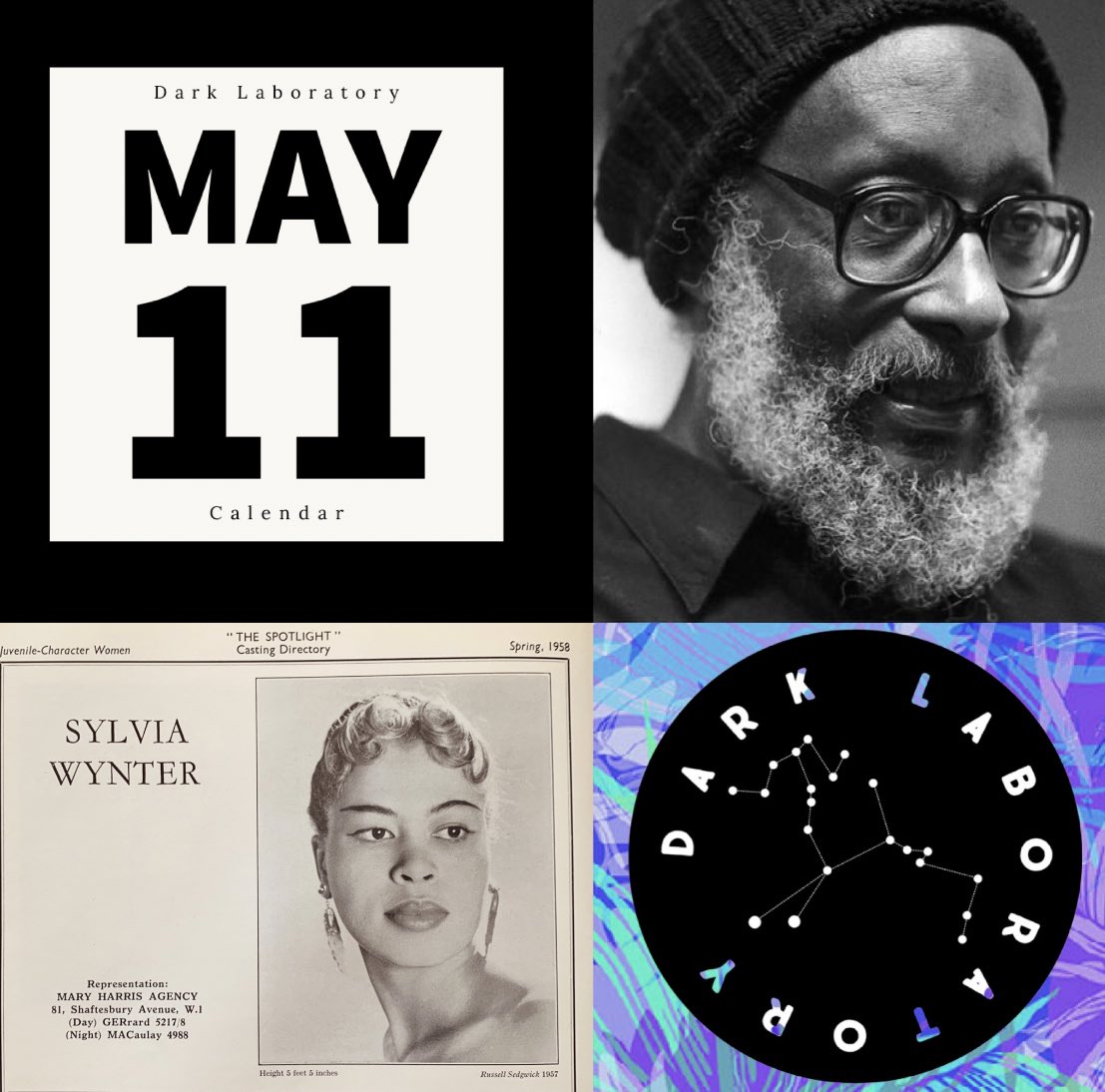 Happy Birthday #KamauBrathwaite 🇧🇧 and #SylviaWynter 🇯🇲. A day we celebrate <a href="/LaboratoryDark/">DARK LAB</a> because the stars aligned! 🌌🧪