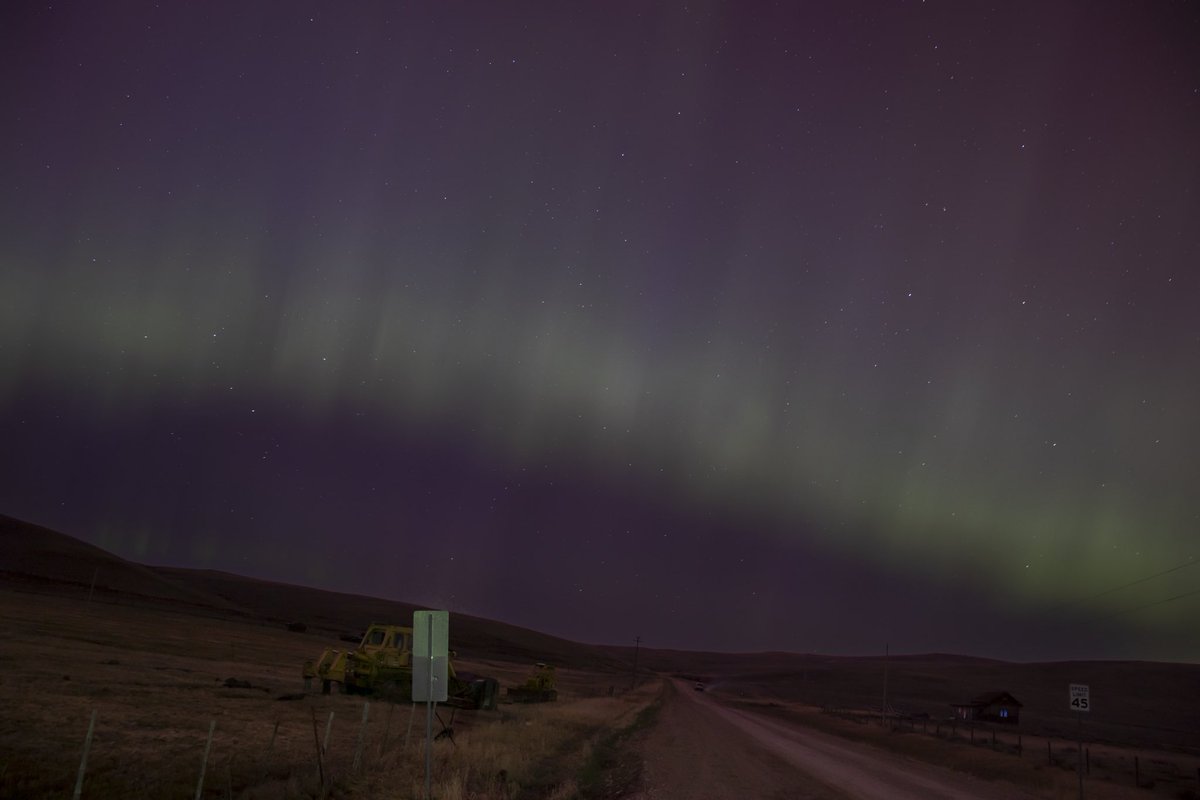 Seriously amazing last night!#Auroraborealis #mtwx #bigskycountry #geomagneticstorm