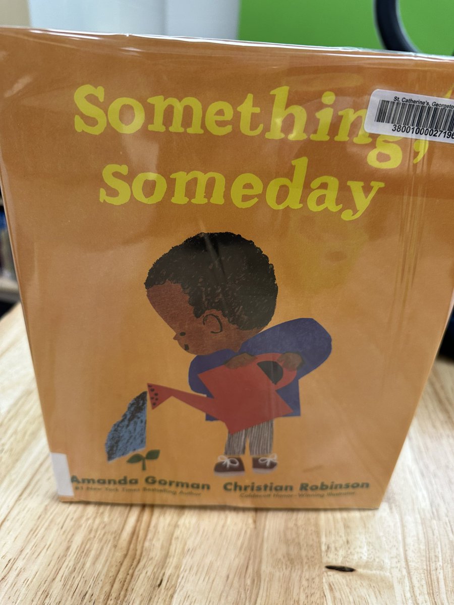 “You’re told that this won’t work, but how will you know If you never try?” Something, Someday reminds us how even small acts can have a great, lasting impact. We are called to love as people of HOPE. #CEW2024 #nationalpoetrymonth #hcdsbesl #hcdsbML @TheAmandaGorman @StCofA_HCDSB