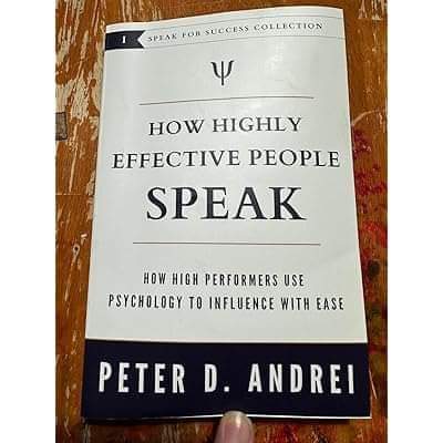 In a world saturated with communication advice, Peter Andrei's 'How Highly Effective People Speak' stands out. 

#HowHighlyEffectivePeopleSpeak 
#PeterDAndrei 
#DrSureshKPandeyKota 
#SuViEyeHospitalKota 
#DrVidushiSharmaKota