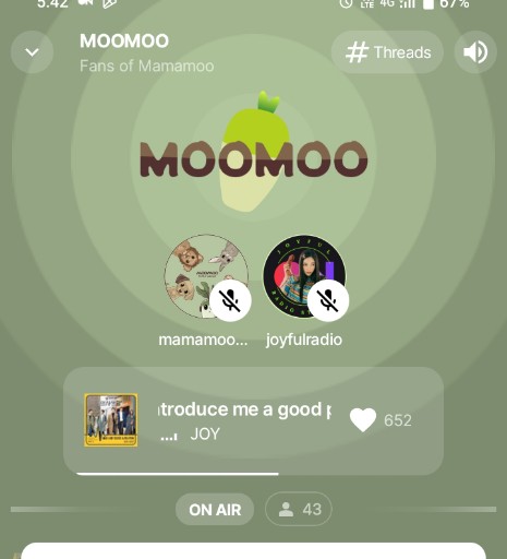 MOOMOOs, The party has started!! Come join us now👇 🔗Stationhead.com/c/moomoo #MAMAMOO #마마무@RBW_MAMAMOO #JOY #조이 @RVsmtown