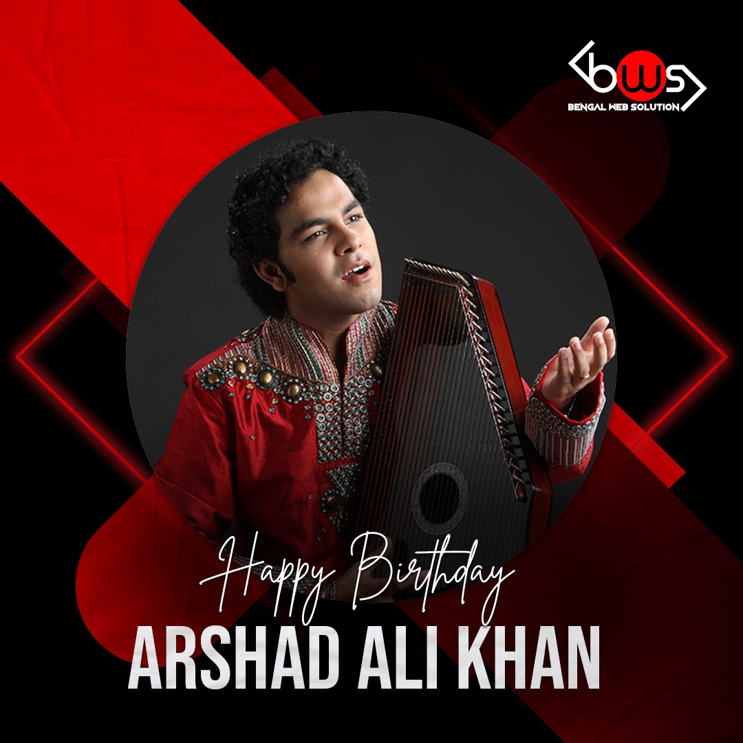 Here's wishing you find yourself surrounded by the beautiful notes of music today and everyday. Happy birthday.. #happybirthday #birthdaywishes #ArshadAliKhan