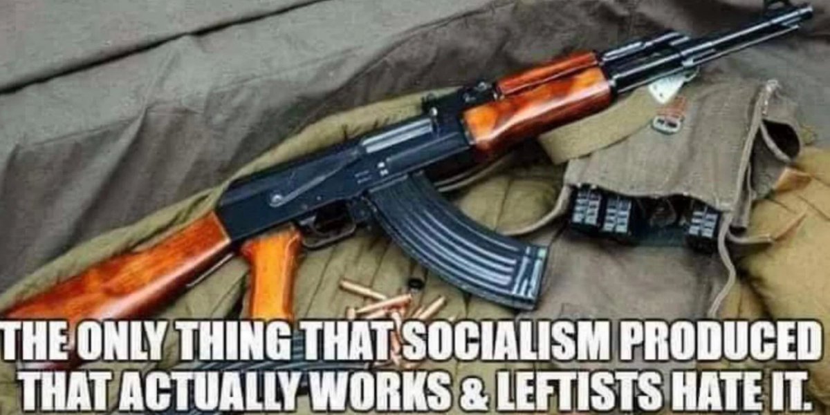 A twofer, pro-second Amendment and anti-socialism meme. 

You’re welcome…