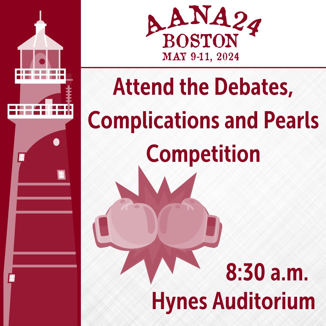 Debates, Complications and Pearls, oh my! Attend the Debates, Complications and Pearls competition today starting in 15 minutes in the Hynes Auditorium!