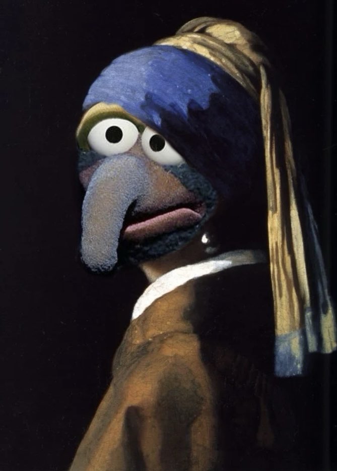 the muppets in famous paintings: thread