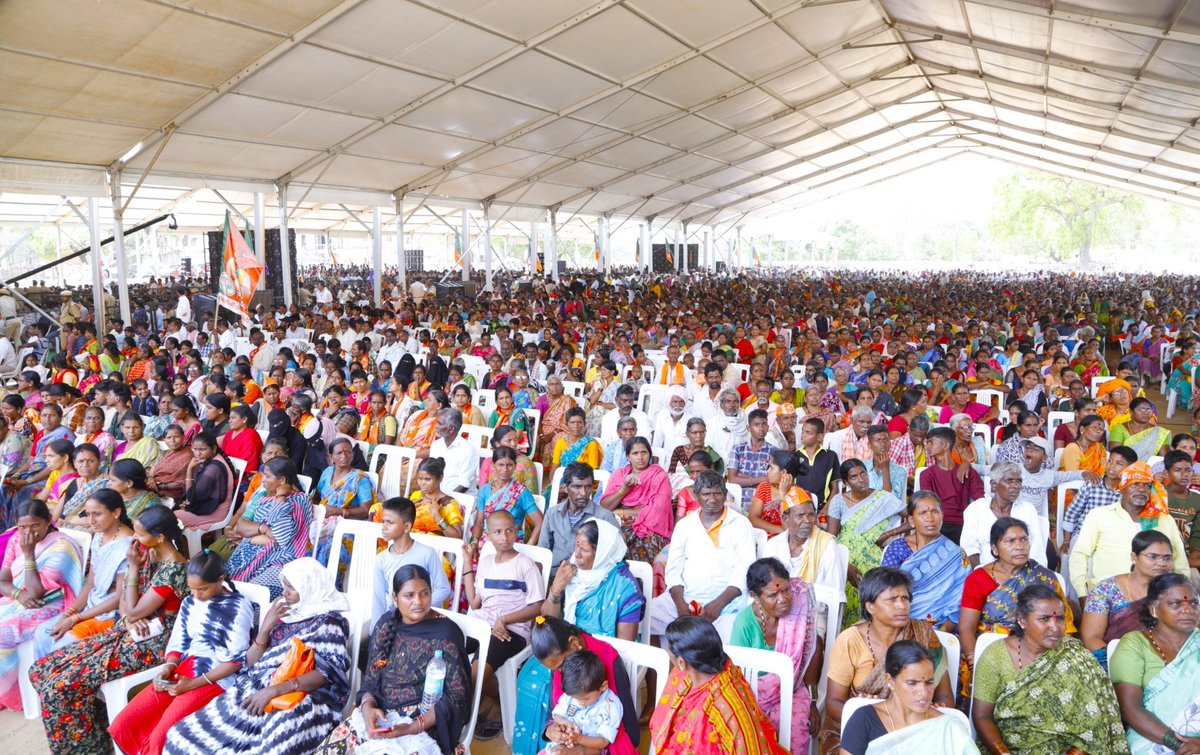 In the last ten years, the Modi government has uplifted every section of the poor and backward class. Telangana is ready to re-elect Modi Ji again. Addressed a rally in Nagarkurnool Lok Sabha Constituency, in Telangana.