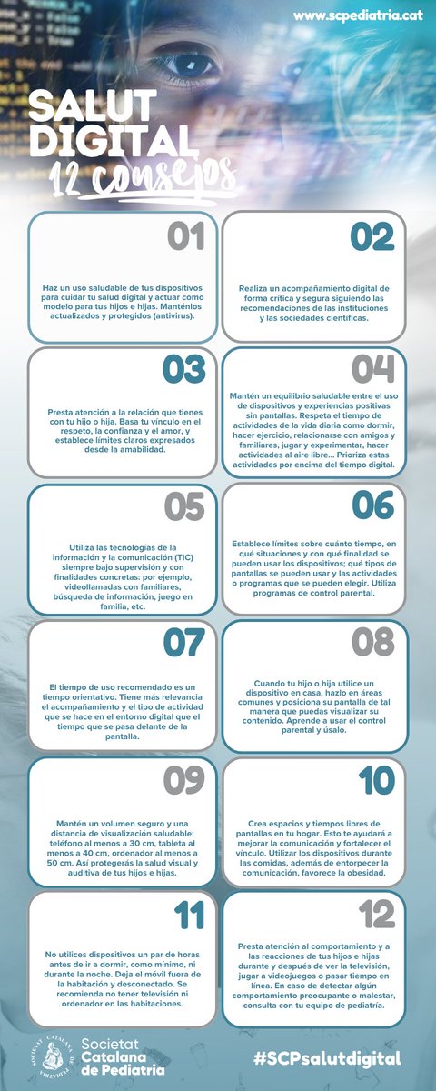 Una #infografia de la <a href="/SCPed/">SCPediatria</a> sobre #SaludDigital #SCPsalutdigital para toda la #Familia 📱📳