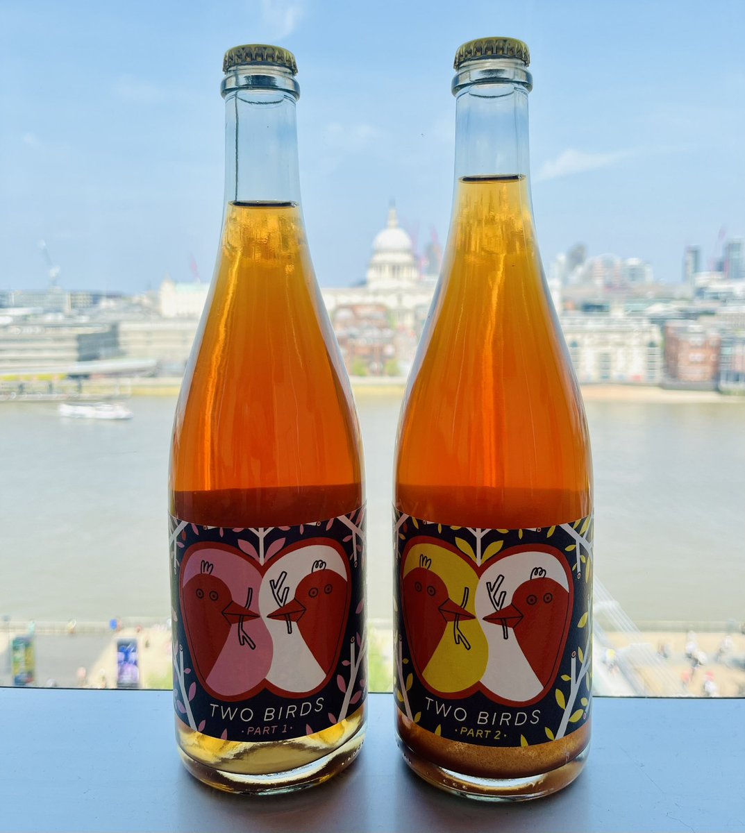 It’s launch day! We’re at the <a href="/FineCider/">Fine Cider</a> Cider Salon at the Tate Modern launching 2 of our 3 part collab with <a href="/NightingaleCidr/">Nightingale Cider Co</a> 

Just look at those labels 😍