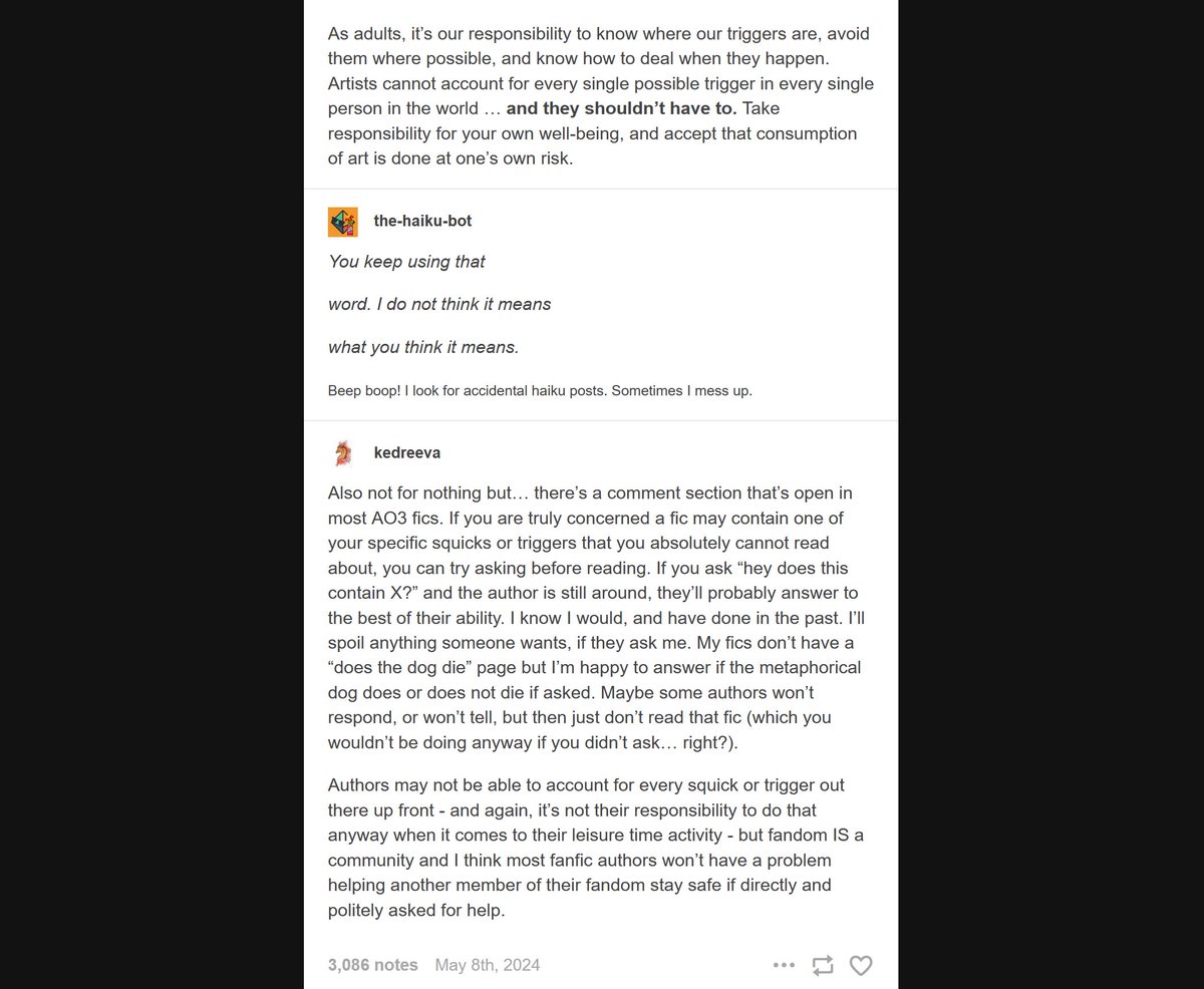 SamAburime's tweet image. &quot;It used to be ‘I read something I shouldn’t have’

Now its ‘you wrote something you shouldn’t have’&quot;

This thread pretty much sums up this issue and should just tacked to the door of everyone who behaves this way.🧵