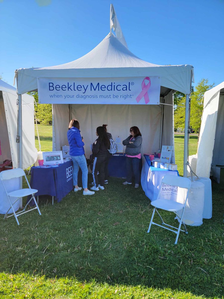 Excited to be at the CT Race in the Park event today supporting the Connecticut Breast Health Initiative! #CTRaceInThePark #BreastCancerAwareness