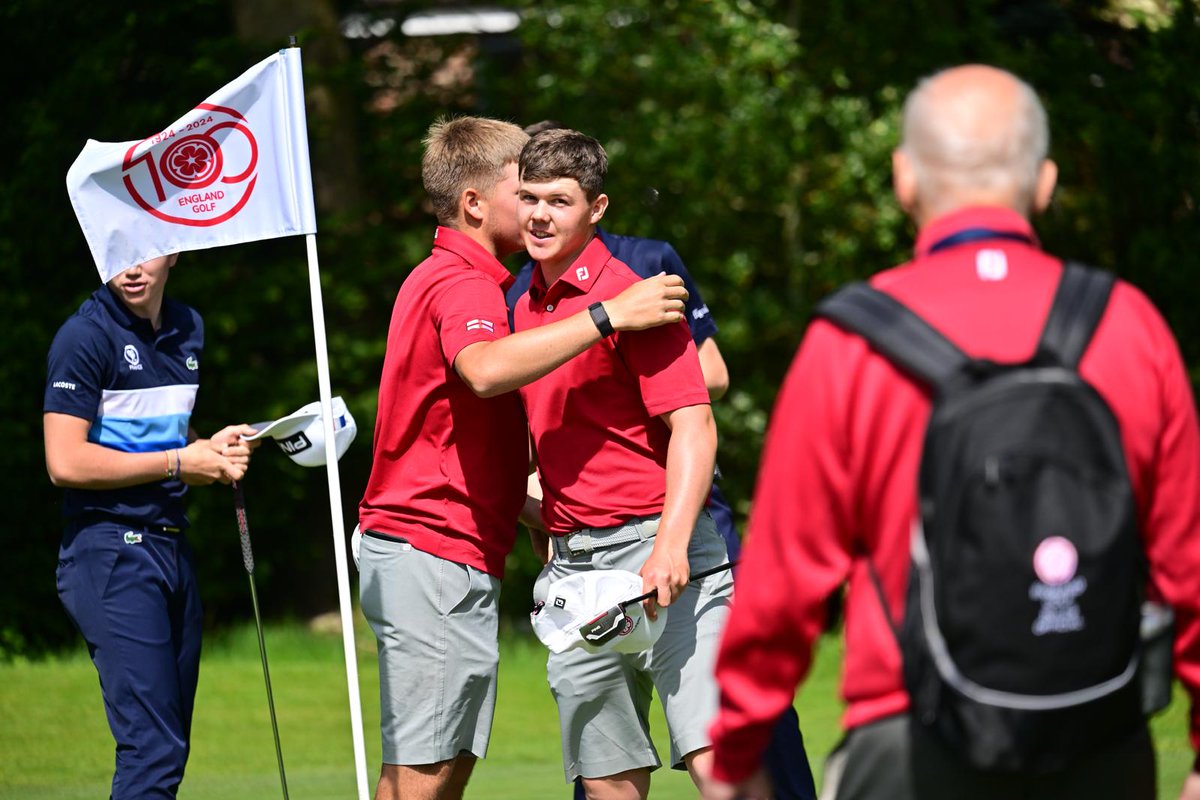 🏴󠁧󠁢󠁥󠁮󠁧󠁿England 2-2 France 🇫🇷 We're level at lunch of the day one foursomes after some scintillating golf! Follow the live scoring at golfgenius.com/pages/4797366 #RespectInGolf #TogetherInGolf