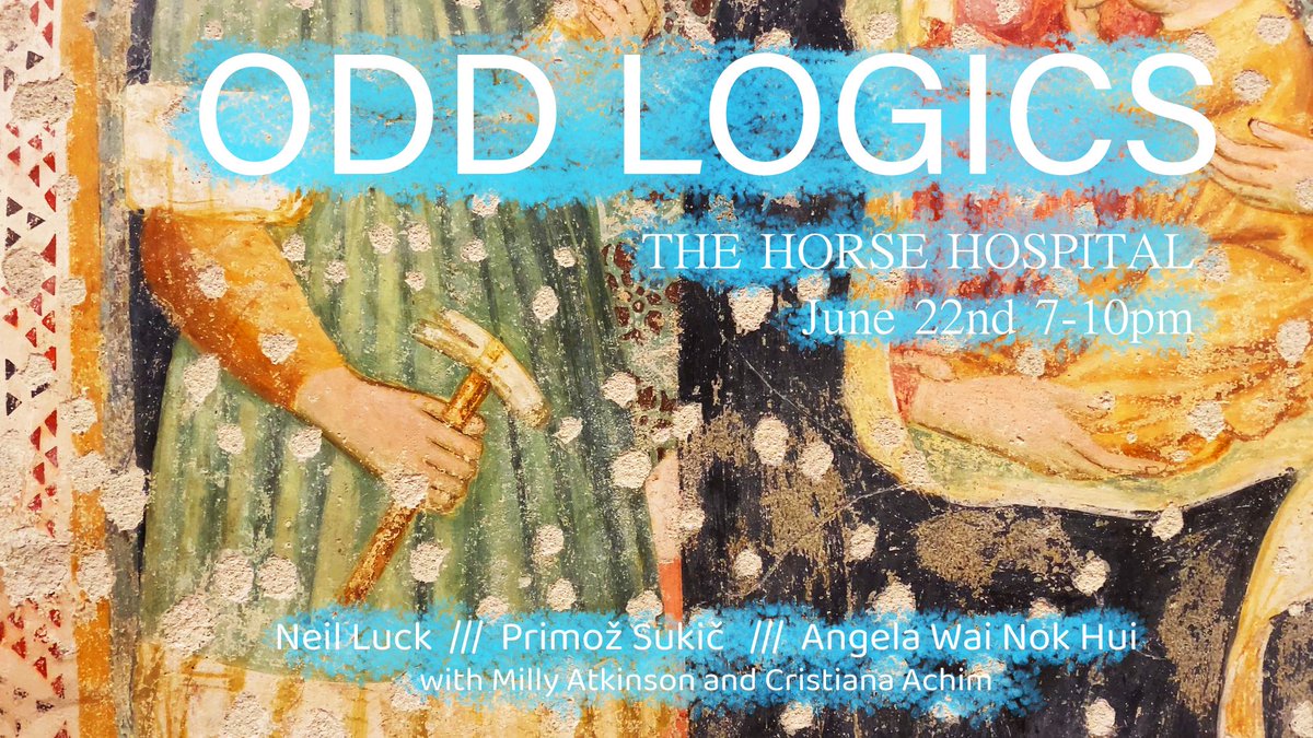 Advance warning, next month putting on a beautifully weird night @horsehospital with great musicians & friends @huiwainokk, Primož Sukič and others ODD LOGICS Sat June 22nd £5/7/10 Horse Hospital Bloomsbury Tickets now up: thehorsehospital.com/events/oddlogi…