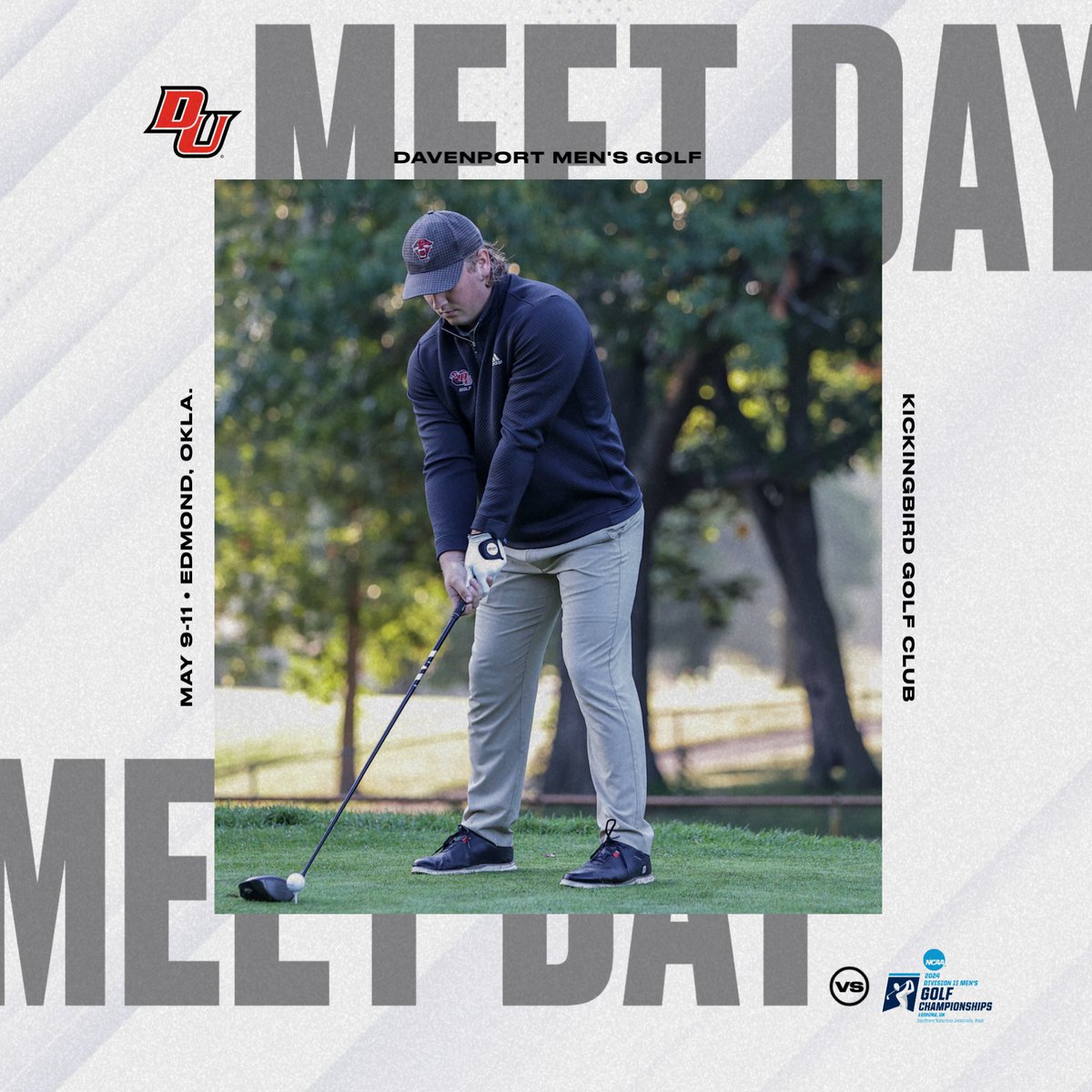 Men's Golf Meet Day

It's the third and final day for the Panthers at the NCAA Division II Central/Midwest Super Regional in Edmond, Okla. 

Follow along with the live results link below

results.golfstat.com/public/leaderb…

#DUWork
@DUMensGolf