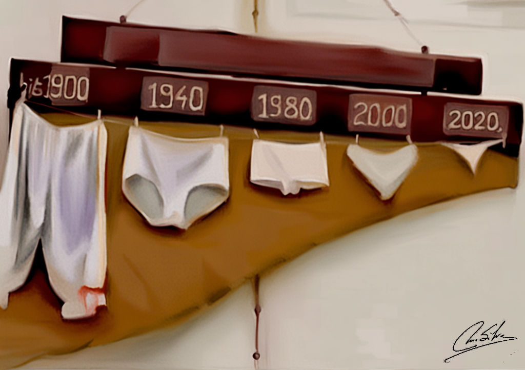 Women's underwear over time