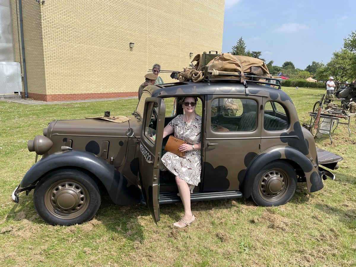 Enjoying the #WWII event at the @REME_MUSEUM today #amresearching #livinghistory