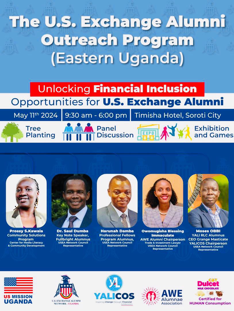 KongaiC's tweet photo. Unleashing Financial Inclusion
Happening Now @ Timisha Hotel Soroti, City
#USEmbassy
#YALICOS
#USExchangeAlumniNetworkUganda
#USAmbassdor
#AmericanCenter
#YALIAfrica https://t.co/BOZtLZwJt6