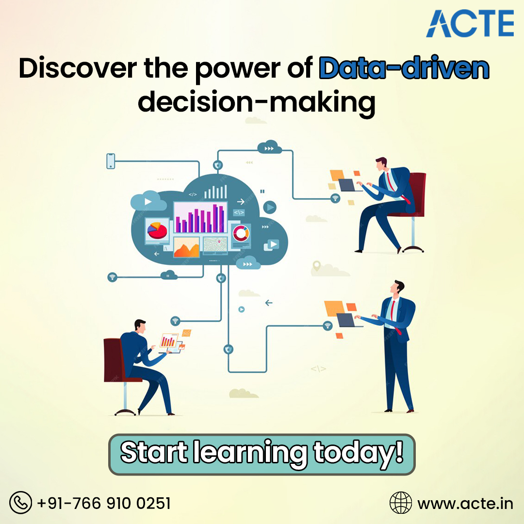 Empower your business with Acte's data-driven decision-making course! 📊💼 Enroll now!

#acte #DataDriven #DecisionMaking #BusinessEmpowerment #DataInsights #DataAnalysis #BusinessStrategy #DataScience #BusinessSuccess #ActeTraining #DataSkills #DataStrategy
