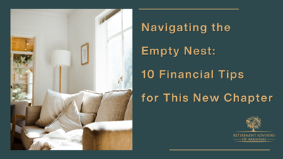 Empty nest? Time for financial reassessment! 🏡 Discover 10 essential tips to navigate this new chapter in our latest blog. #FinancialPlanning #EmptyNest

#LittleRock #FInanicalAdvisor …th-mcgeorge-lpl-com.advisorstream.com/navigating-the…