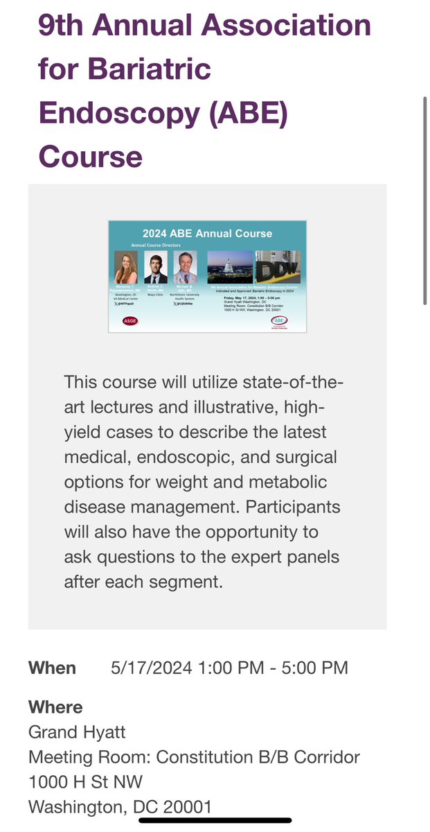 AdvaniRashmiMD's tweet photo. My 1️⃣ @DDWMeeting as a GI attending!

Check out the sessions ⬇️ that I will be presenting or moderating

The incredible residents I work with will be presenting our studies on the stage. Head to the app for more info!

#InterventionalEUS
#BariatricEndoscopy
#HandsOnBariatrics https://t.co/OnizIg4U92