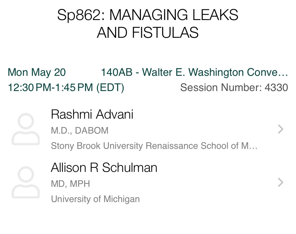 AdvaniRashmiMD's tweet photo. My 1️⃣ @DDWMeeting as a GI attending!

Check out the sessions ⬇️ that I will be presenting or moderating

The incredible residents I work with will be presenting our studies on the stage. Head to the app for more info!

#InterventionalEUS
#BariatricEndoscopy
#HandsOnBariatrics https://t.co/OnizIg4U92
