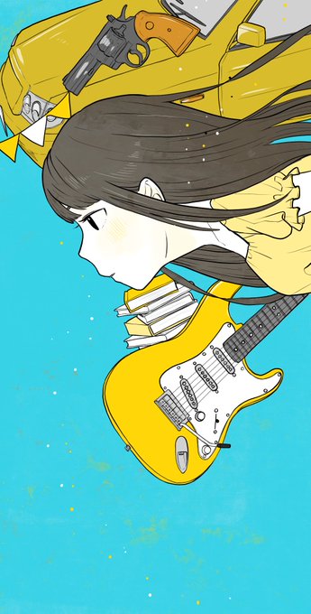 「女の子 ギター」のTwitter画像/イラスト(新着)
