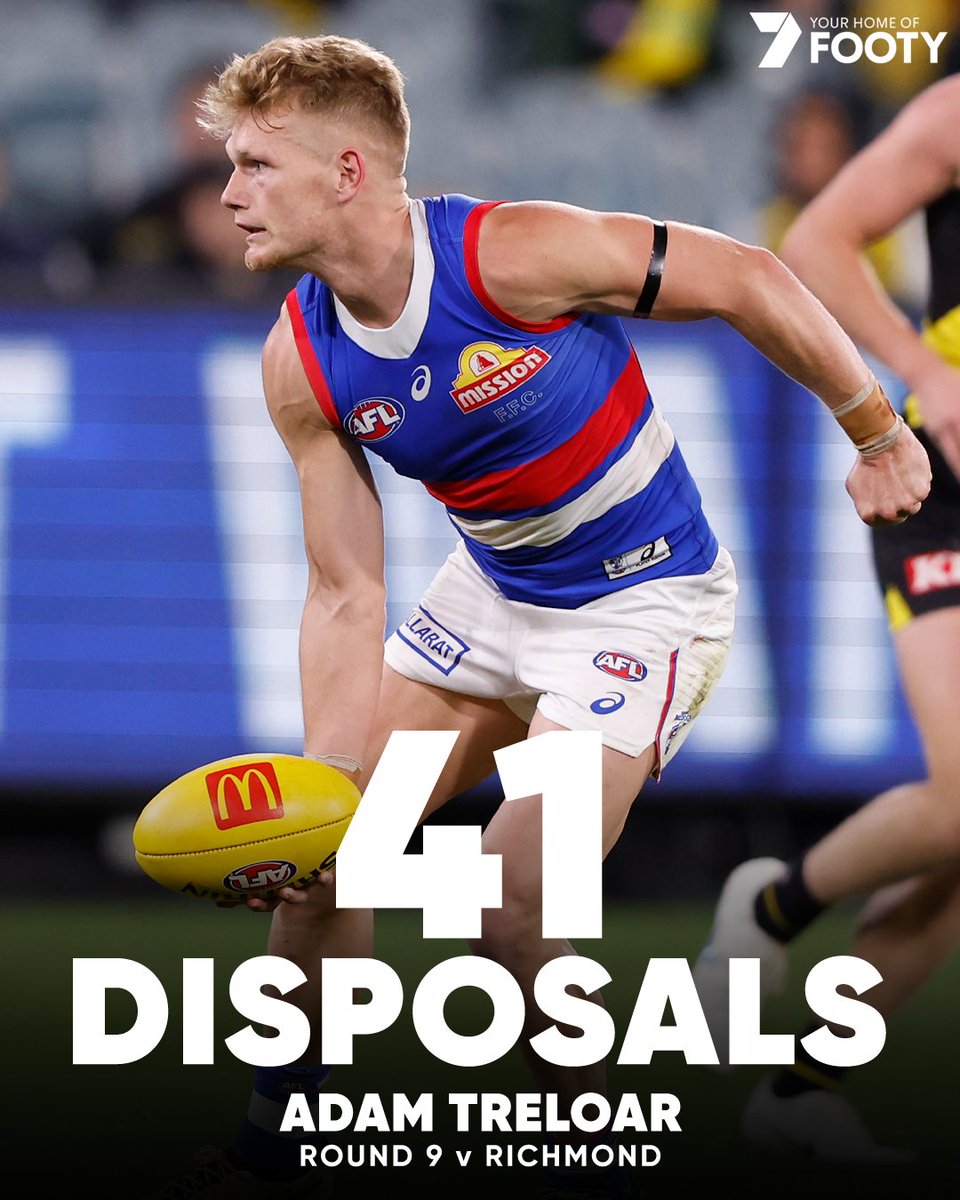 A reasonable night for Adam Treloar 🫡 #AFLTigersDogs