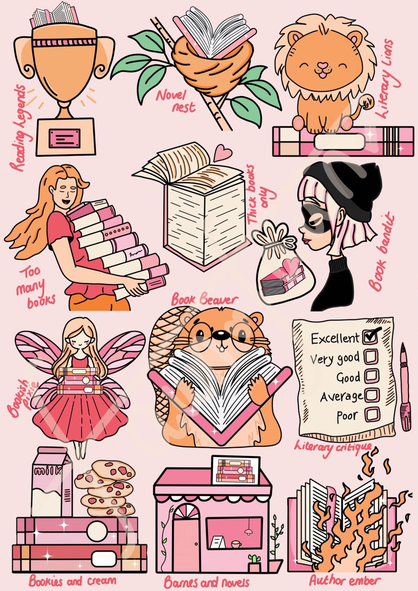 Been drawing some emotes lately for book club and I thought I’d share them here!
If anybody would like to join shoot me a DM or check the post below 💕💕💕