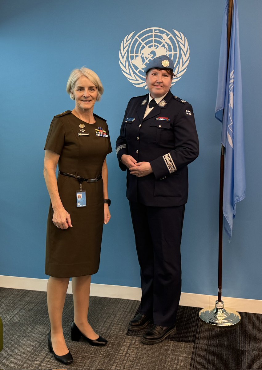 Plenty of #UNFICYP experience around, when Deputy Military Adviser @CherylAPearce and I had fruitful discussion about @UNPOL and UN military cooperation🤝. Best of luck to your Tour Of Duty at @UNHQ.
@UN_CYPRUS @UNPeacekeeping #A4P #WPS #WomenInLeadership