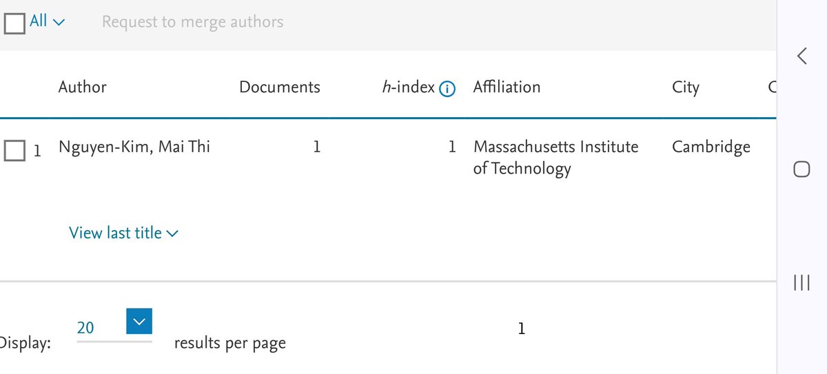 @chefofmembers Darf jemand wie Frau Nguyen-Kim sich mit einer einzigen Veröffentlichung und einem h-index von 1 überhaupt 'Wissenschaftlerin' nennen?
scopus.com/results/author…