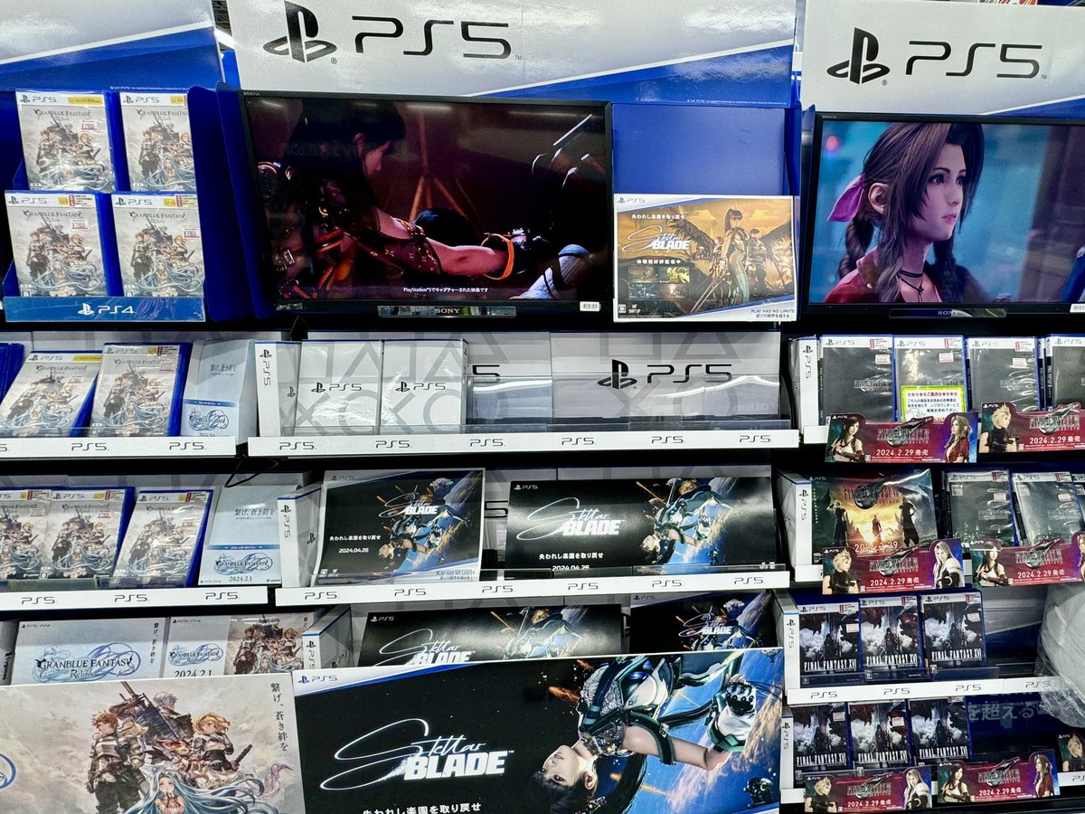 Stellar Blade sold the out in Akihabara Yodobashi, this is what I like to see. The universe is healing (in some areas) despite the negativity here on X.