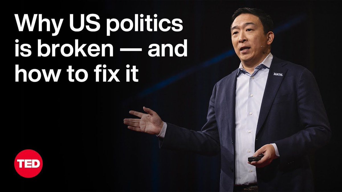 Why US Politics Is Broken — and How To Fix It

buff.ly/3JZQglD

@AndrewYang
 
#RankedChoiceVoting #OpenPrimary #RCV