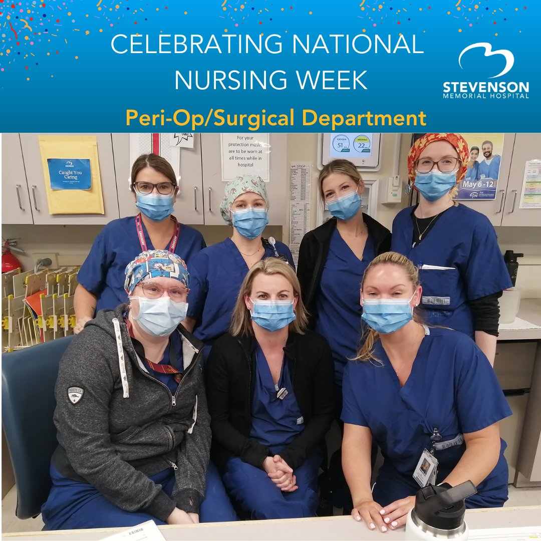 It's #NationalNursingWeek and today we are highlighting our Peri-Op Nursing Team! Did you know that our hospital ranks third in OR/Day Surgery performance in the province amongst small-medium hospitals? That is because of the dedication of this hardworking team.
#NursingWeek2024