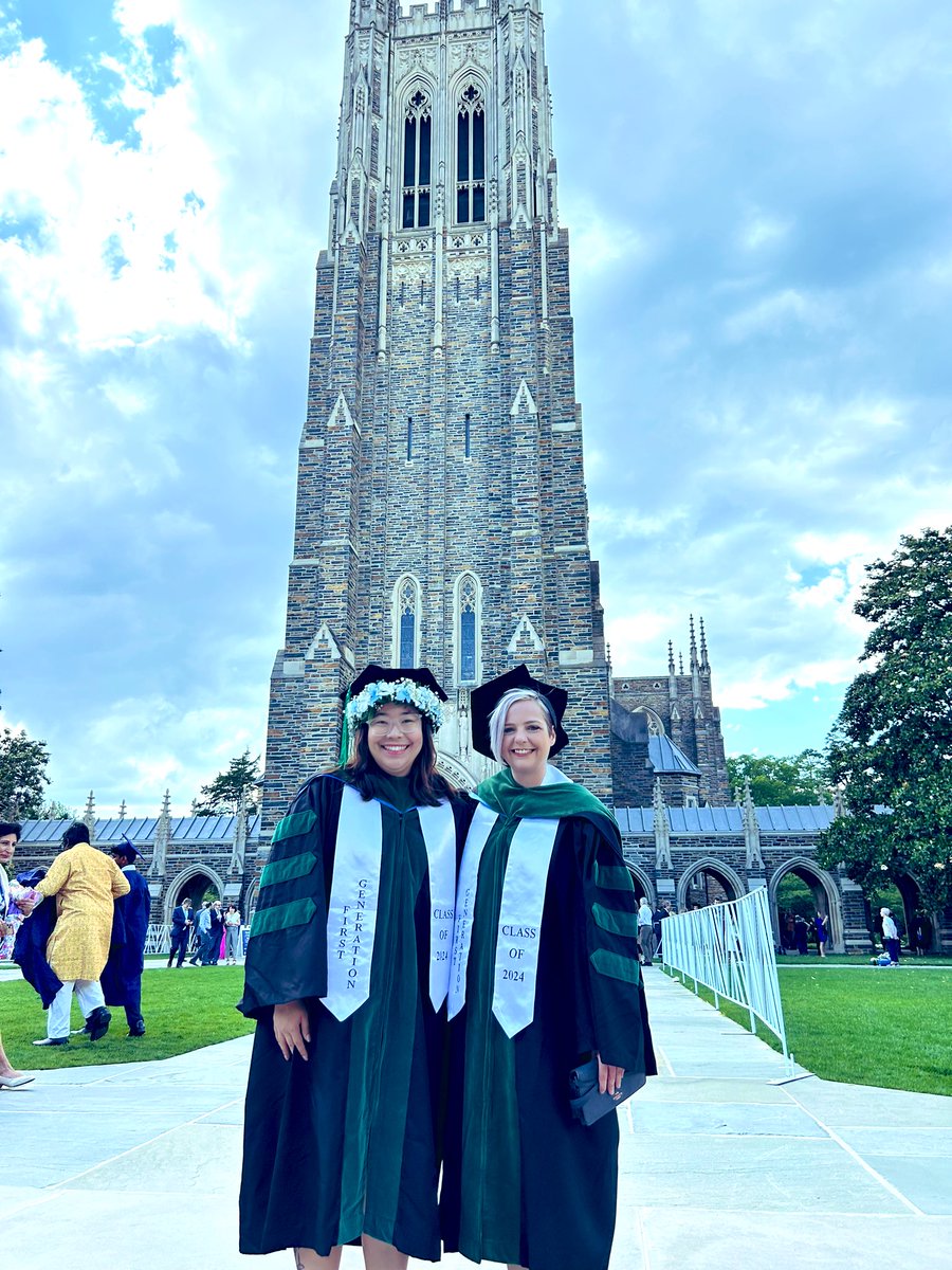 braylee_grisel's tweet image. Officially a doctor! I am so proud to graduate from @DukeMedSchool and extremely honored to have won the Brenda Armstrong Living the Dream award! I hope to carry forward Dr. Armstrong’s legacy of compassion and service through residency and beyond! #medtwitter #graduation2024