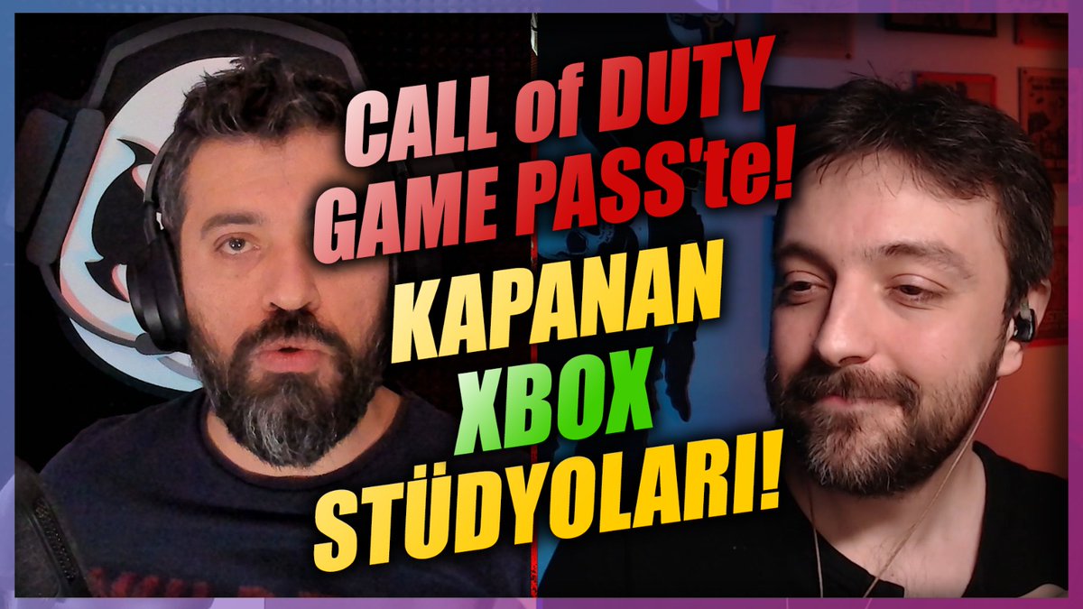 Maaşallah bugün güzel video yapıyor 🔥 @pintipanda ile Oyun Seven Adamlar'da -CoD'un Game Pass'e gelmesi -Microsoft ve Sony'nin sıçışları -Nintendo Switch'in halefi ve dahası konuşuldu 💯 youtube.com/watch?v=3o_6ze…