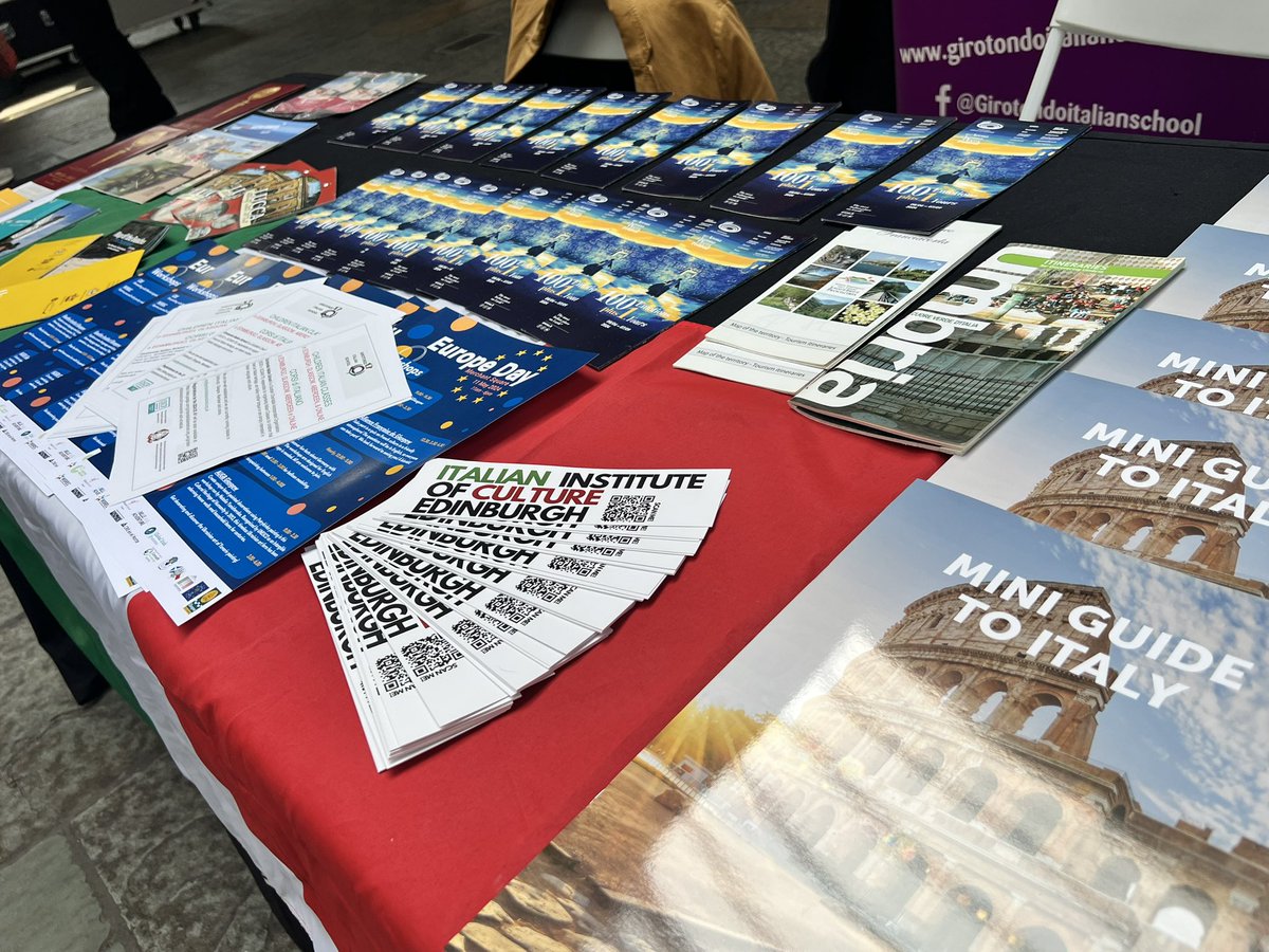 Come and visit the Italian stand at #EuropeDay2024 in Merchant Square. Lots of useful info available!