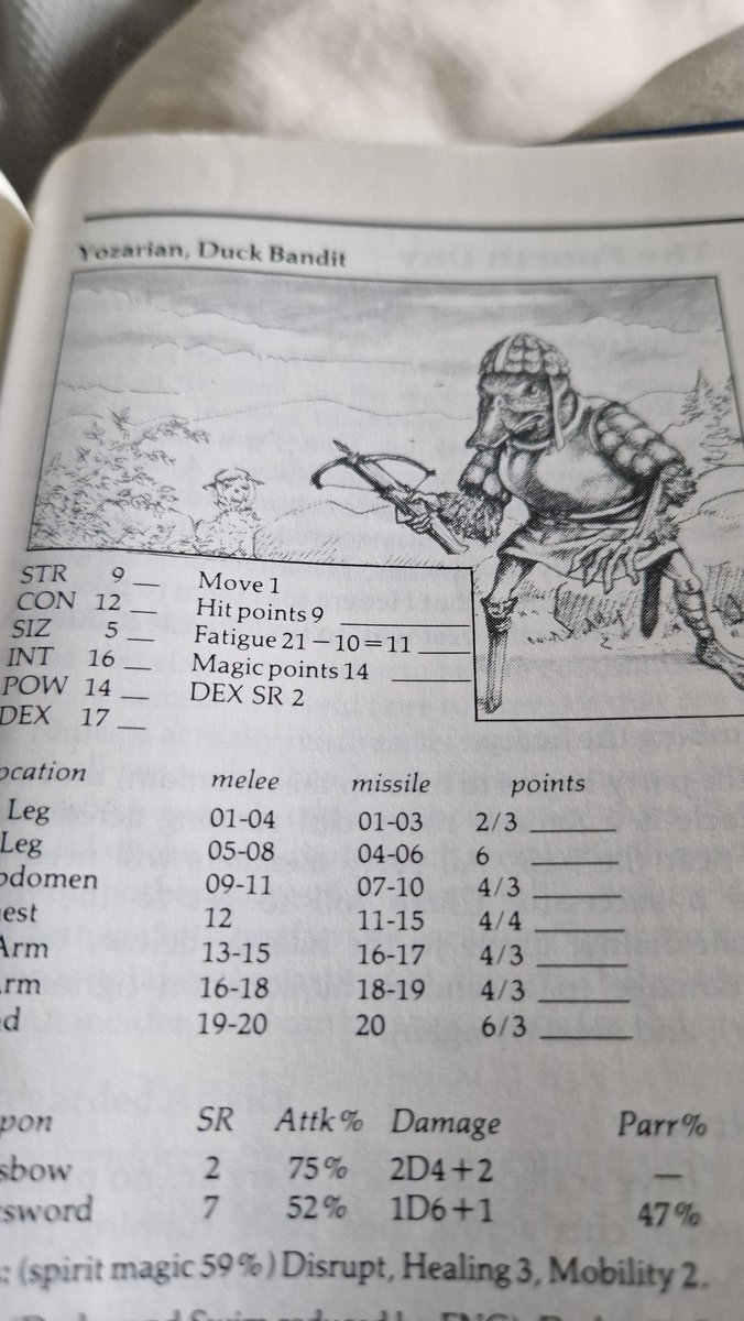 Knock knock

Who's there

Interrupting duck

Interrupting du...

Quack

(My favourite NPC ever, from 3rd Edition Runequest)