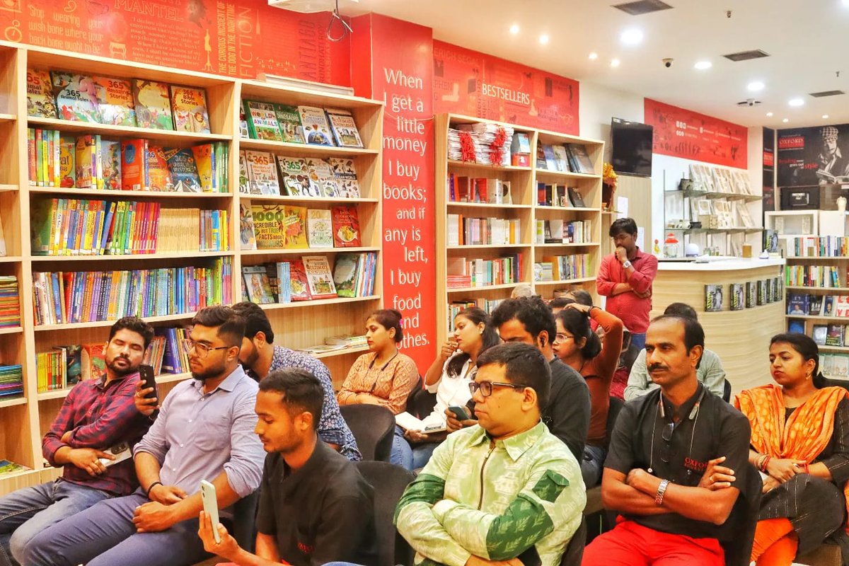 Unveiling of 'Nandini Satpathy, the Iron Lady of Orissa' authored by @pallavi_rebbapragada at the KLF Corner, Oxford Bookstore Bhubaneswar. An afternoon of profound insights and inspiring discussions. @simonschuster @oxfordbookstore #kalingalitfest #klfcorner