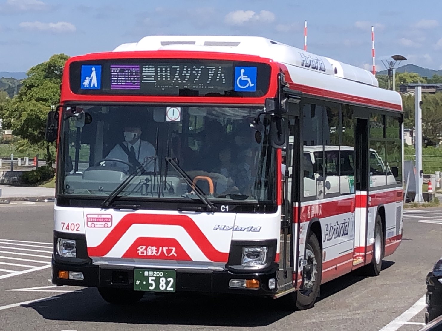 名鉄バス　知立営業所　方向幕　前面 名鉄バス 方向幕回し - YouTube